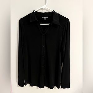 Adrianna Papell black button down.